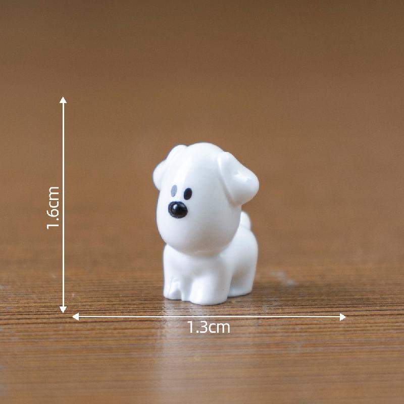 Tiểu cảnh cún con dễ thương, búp bê DIY, phụ kiện xe hơi bàn tiểu cảnh mini (ZC-501)