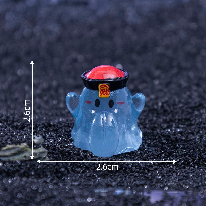 Tiểu cảnh ma lưỡi to phát sáng Halloween DIY, phụ kiện tiểu cảnh mini đáng yêu (ZC-1096)