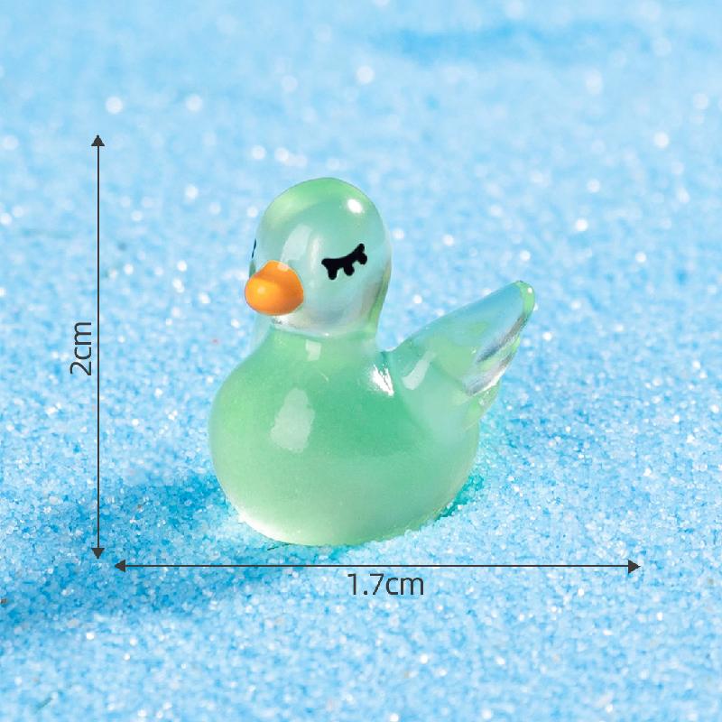 Tiểu cảnh thiên nga phát sáng blind bag DIY, phụ kiện tiểu cảnh mini resin treo bàn đáng yêu cute (ZC-1492)