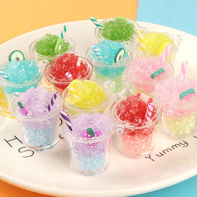 Charm LaBuBu Charm ly đá hai màu phát sáng DIY tiểu cảnh (FF-208)