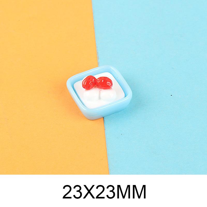 新款仿真糖水食完树脂配件批发 手工diy蛋糕甜品装饰冰箱贴