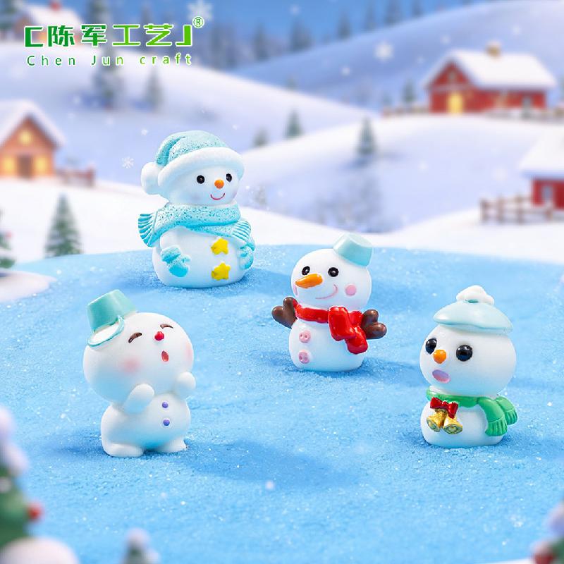 Tiểu cảnh Noel, ông già Noel, người tuyết cho quả cầu (ZC-79)