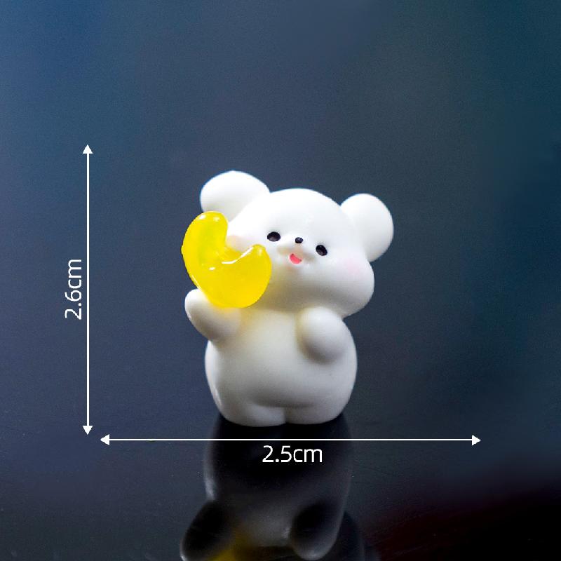 Tiểu cảnh sao, trăng, chú chó đáng yêu, búp bê DIY, phụ kiện treo bàn tiểu cảnh mini (ZC-341)