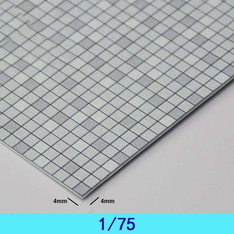 Mô hình vật liệu ABS quảng trường gạch vuông Mô hình gạch lát sàn (JY-243)