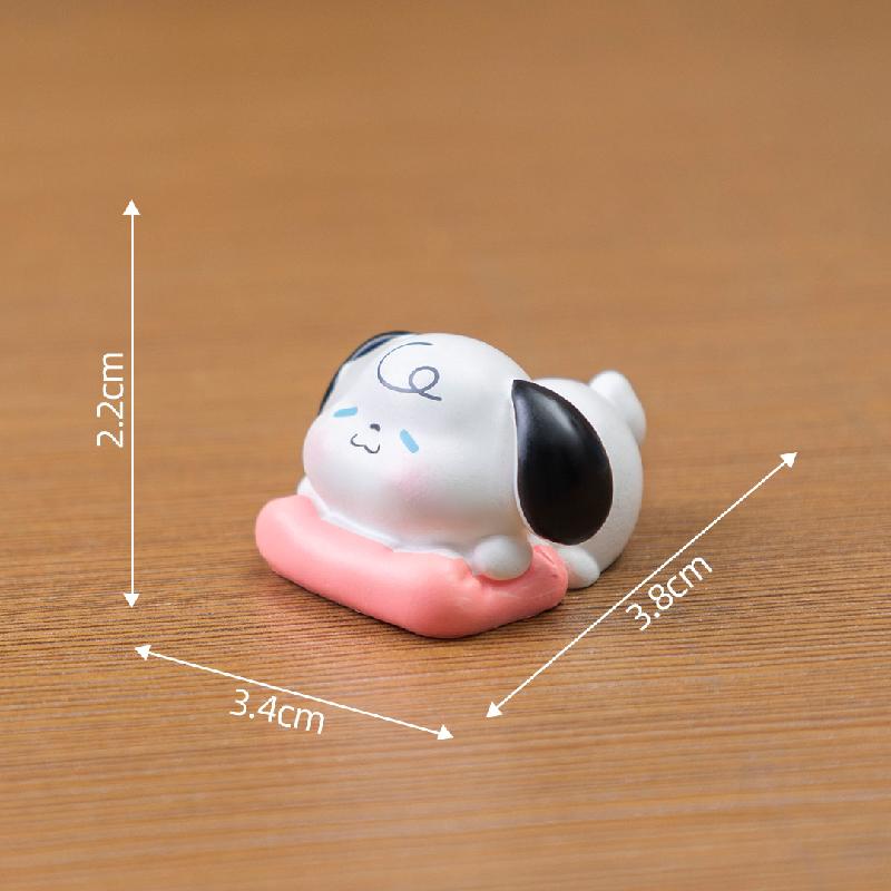 Tiểu cảnh chó con mini trang trí nhà búp bê và xe hơi (ZC-867)