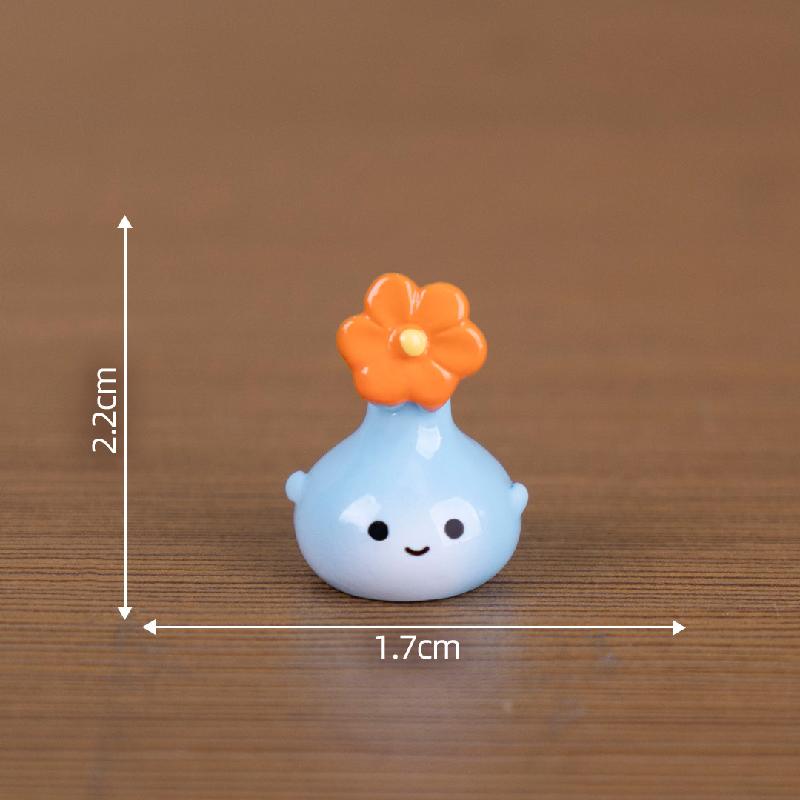 Tiểu cảnh tranh tường, chậu sen đá, nhà búp bê DIY, phụ kiện bàn resin tiểu cảnh mini (ZC-348)