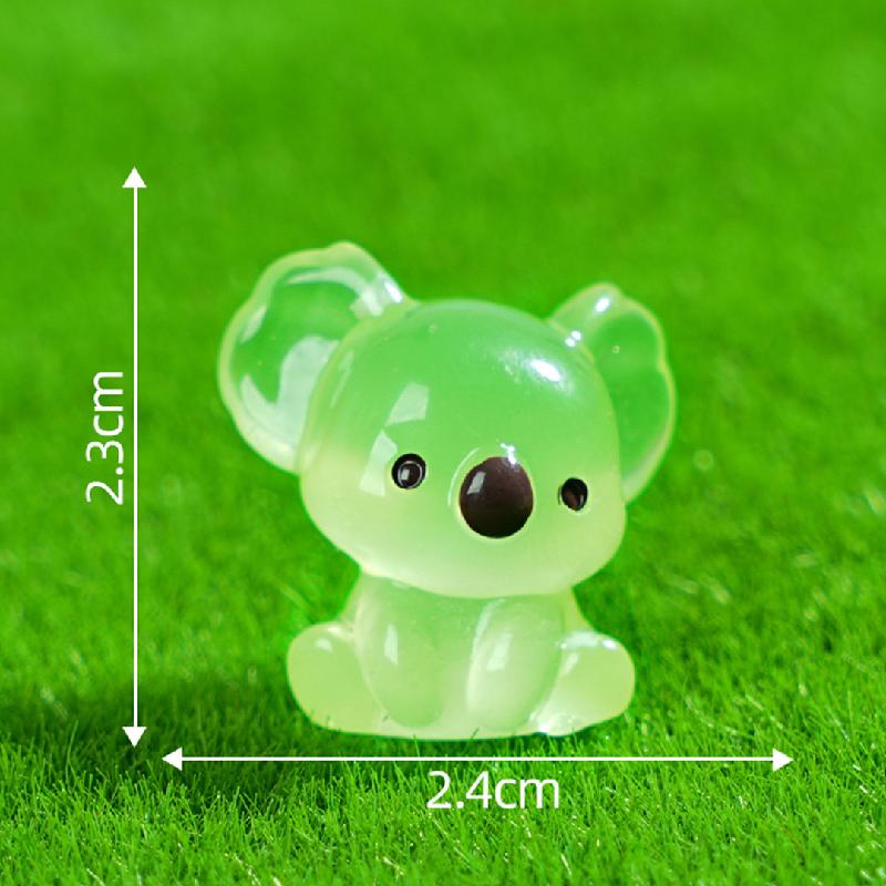 Tiểu cảnh koala phát sáng DIY, phụ kiện tiểu cảnh mini bàn treo đáng yêu, cute (ZC-1042)