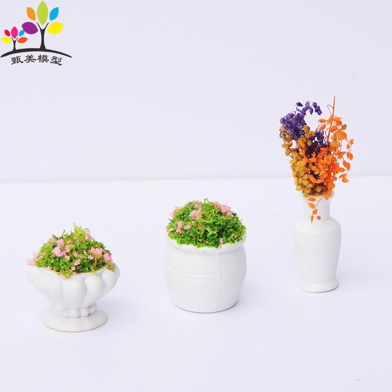Phụ Kiện Mô Hình Chậu Hoa Mini Mô Hình Trang Trí Sa Bàn (MH-23)