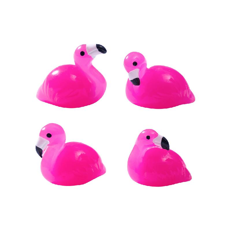 Tiểu cảnh hồng hạc mini DIY, phụ kiện tiểu cảnh resin treo bàn garden đáng yêu cute (ZC-1414)