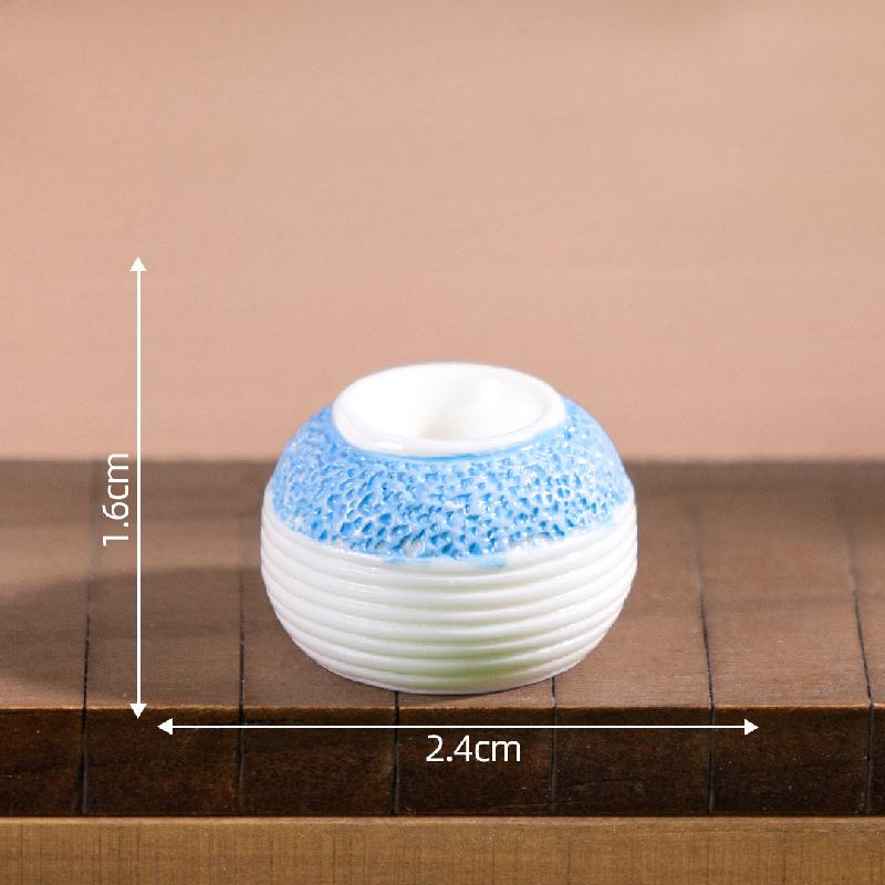 Tiểu cảnh bình hoa nhiều màu DIY, phụ kiện tiểu cảnh mini treo bàn resin garden cute (ZC-1419)