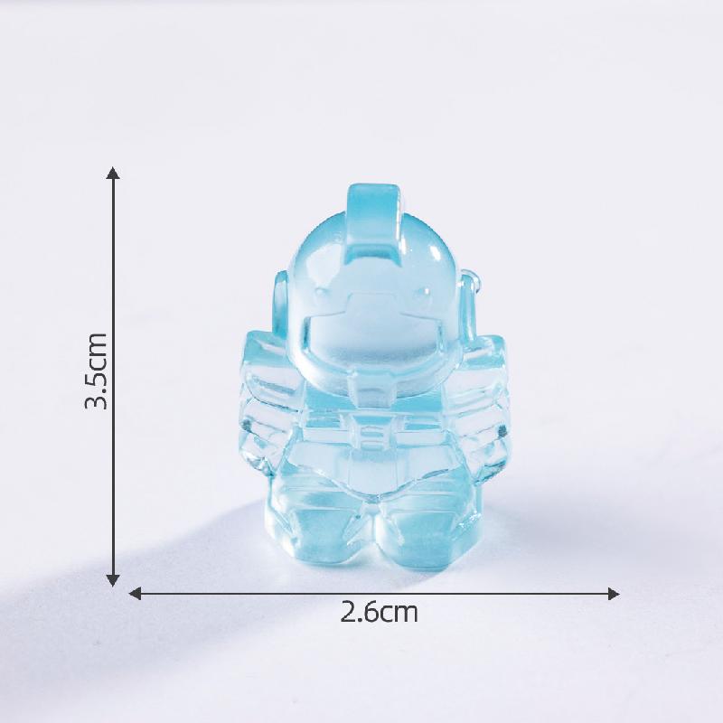 Tiểu cảnh robot Gundam phát sáng DIY, phụ kiện tiểu cảnh mini resin treo bàn craft đáng yêu cute (ZC-1478)