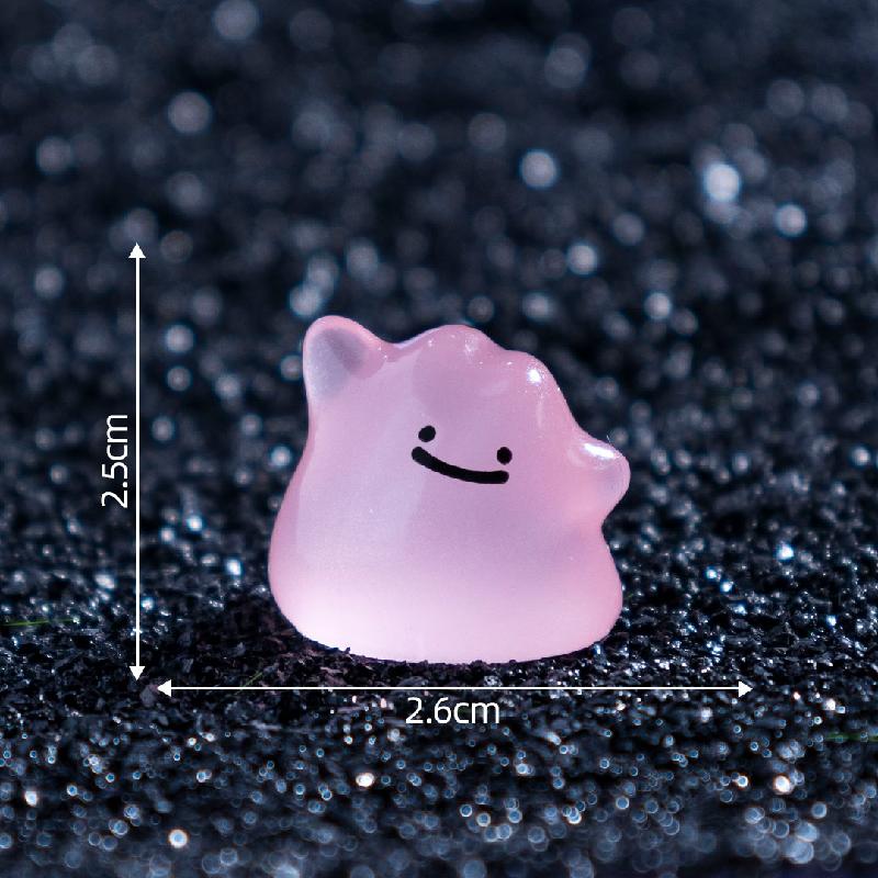 Tiểu cảnh quái vật biến hình phát sáng DIY, phụ kiện tiểu cảnh mini resin treo bàn cute (ZC-1344)