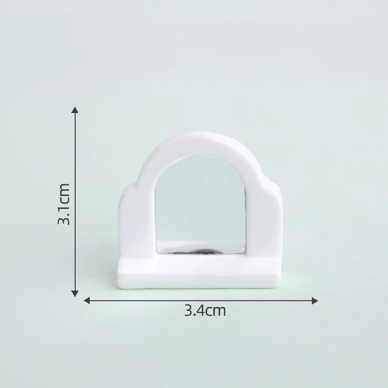 Tiểu cảnh phòng tắm hồng dễ thương, búp bê DIY, phụ kiện bàn tiểu cảnh mini (ZC-350)