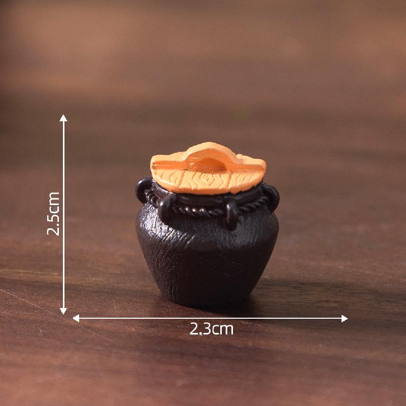 Tiểu cảnh rượu đào giả, bộ dụng cụ ủ rượu búp bê DIY, phụ kiện bàn mini sáng tạo (ZC-118)