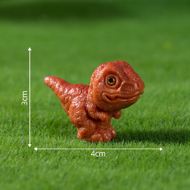 Tiểu cảnh khủng long trên gốc cây DIY, phụ kiện tiểu cảnh mini bàn thu nhỏ đáng yêu (ZC-1033)