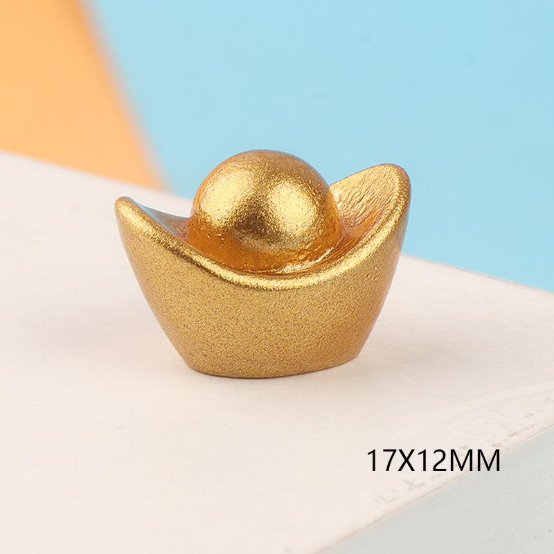 Charm kim nguyên bảo mini DIY tiểu cảnh Tết (FF-70)
