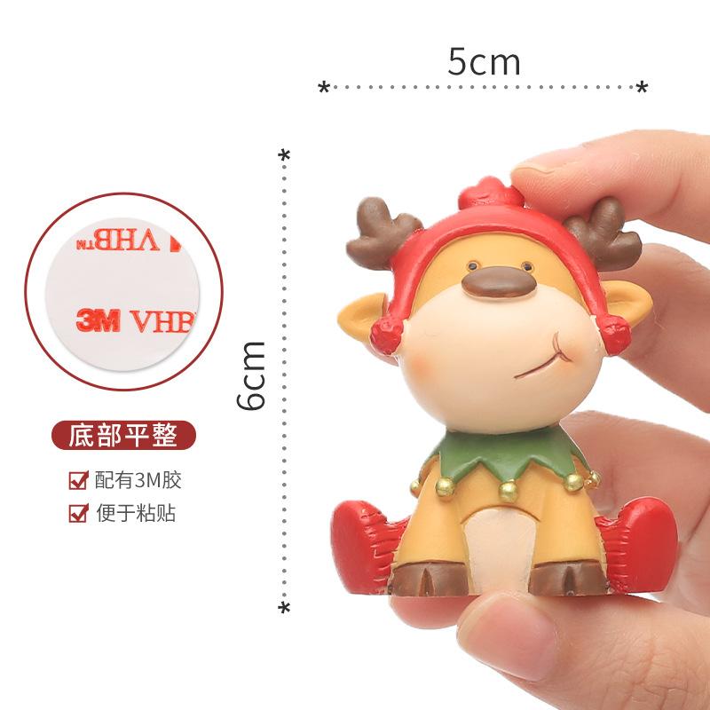 Chậu Cây Resin Đồ trang trí Giáng Sinh Zakka, phụ kiện bàn làm việc, xe hơi, nhà cửa và quà tặng (RG-246)
