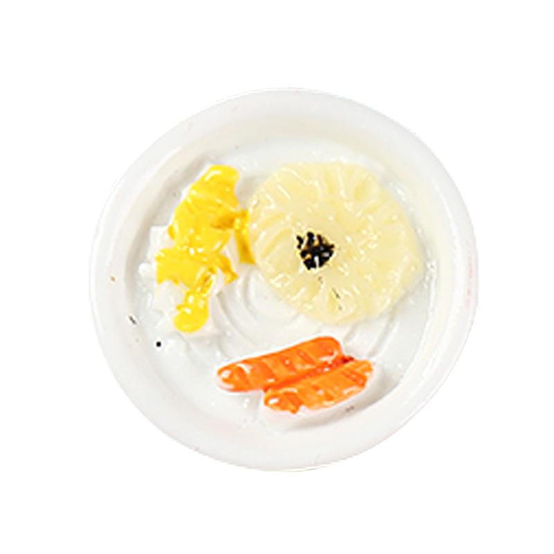 树脂仿真早餐食玩配件奶油手机壳diy材料 迷你娃娃屋配件仿真食玩
