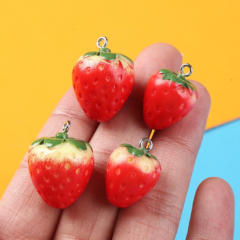 Charm hoa màu DIY trang trí dây chuyền (FF-381)