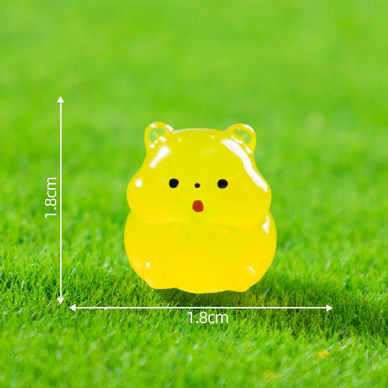 Tiểu cảnh chuột lang phát sáng DIY, phụ kiện tiểu cảnh mini bàn thu nhỏ đáng yêu (ZC-1016)