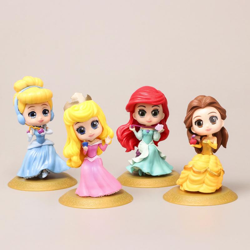 4 Mẫu, công chúa cổ tích bộ đồ chơi, hoạt hình, cô gái cá, Alice và công chúa Tuyết. ZZ-753