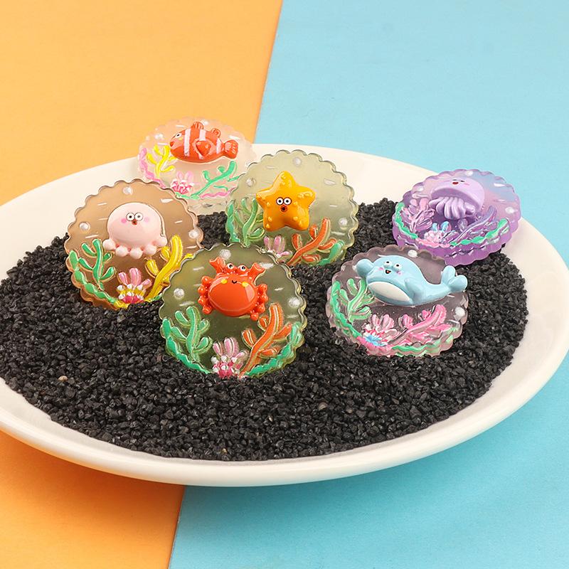 Charm huy chương biển DIY trang trí điện thoại (FF-444)