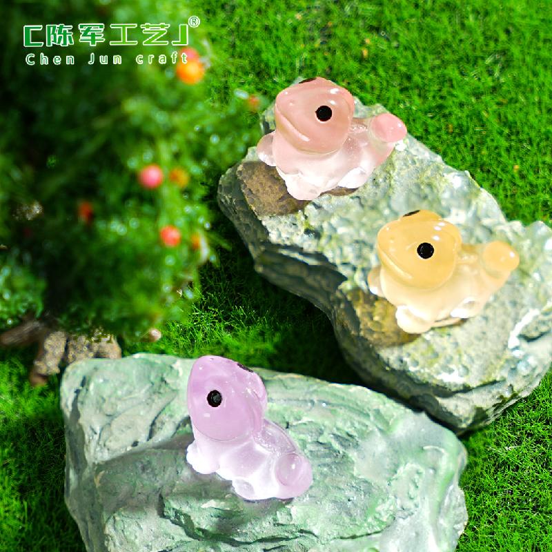 Phụ Kiện Tiểu Cảnh Tiểu cảnh tắc kè nhỏ phát sáng DIY, phụ kiện tiểu cảnh mini resin garden treo bàn đáng yêu cute (ZC-1436)