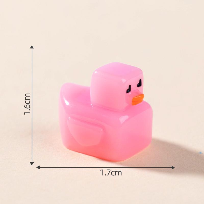 Tiểu cảnh vịt vàng phát sáng DIY, phụ kiện tiểu cảnh mini blind bag bàn cute (ZC-909)