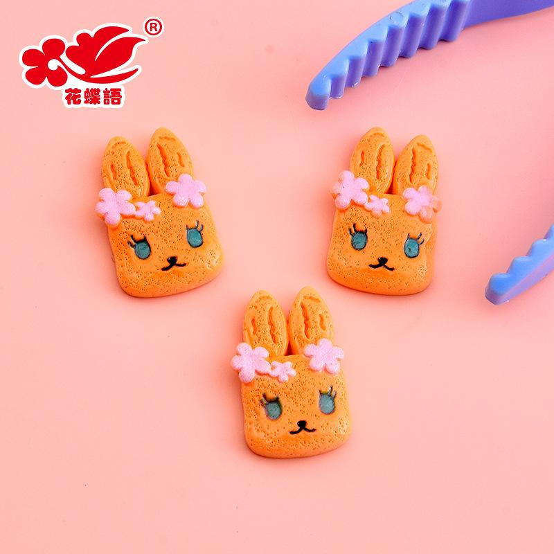 Phụ Kiện Nhỏ Xinh Bánh caramel thỏ resin, food mini, phụ kiện DIY (NX-623)