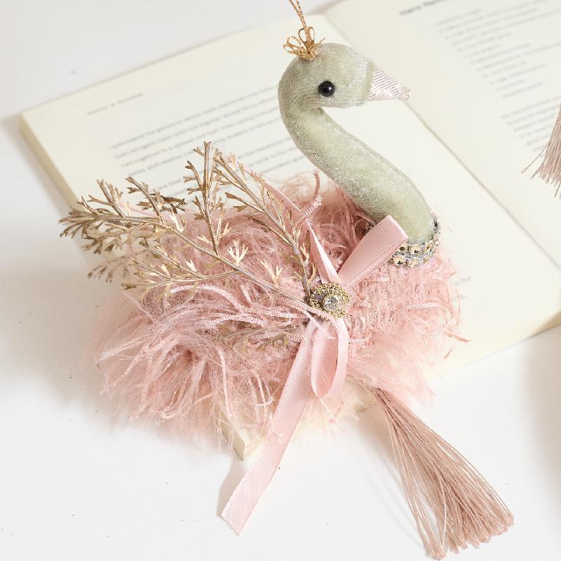 Trang Trí Noel Trang trí Noel xanh hồng nhung cao cấp, bóng thiên nga treo cây thông Noel sang trọng, decor cửa hàng