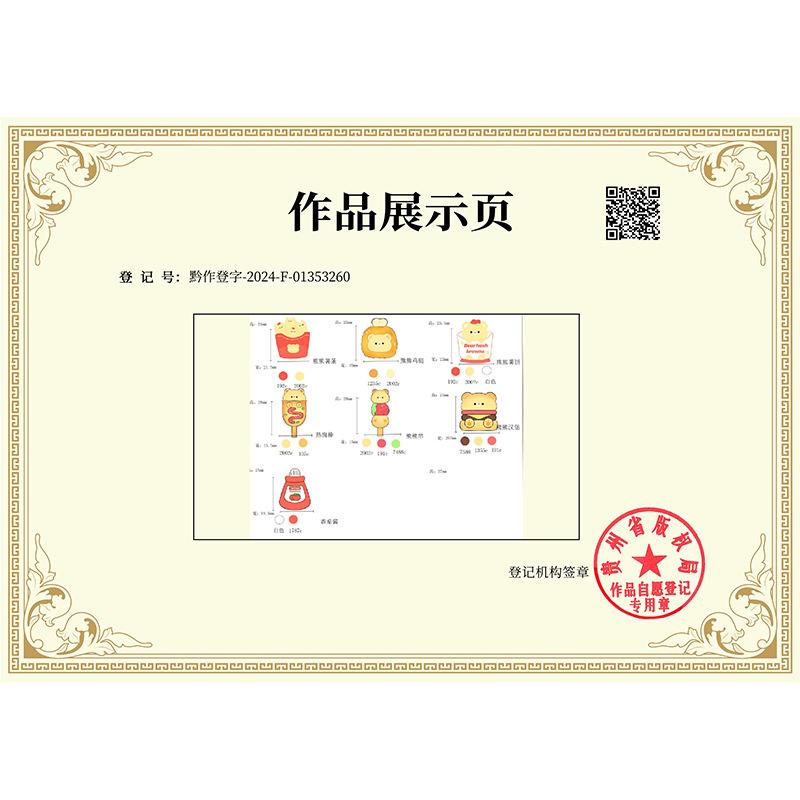 Phụ Kiện Nhỏ Xinh Gấu hamburger mini (NX-260)
