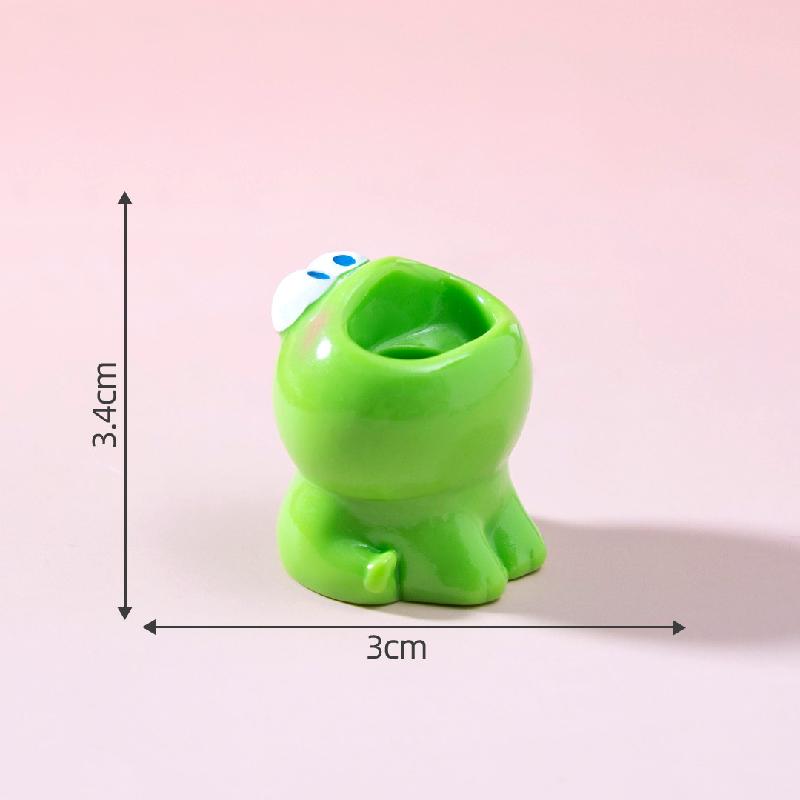 Tiểu cảnh thú bự miệng lớn, búp bê DIY, phụ kiện treo bàn tiểu cảnh mini (ZC-731)