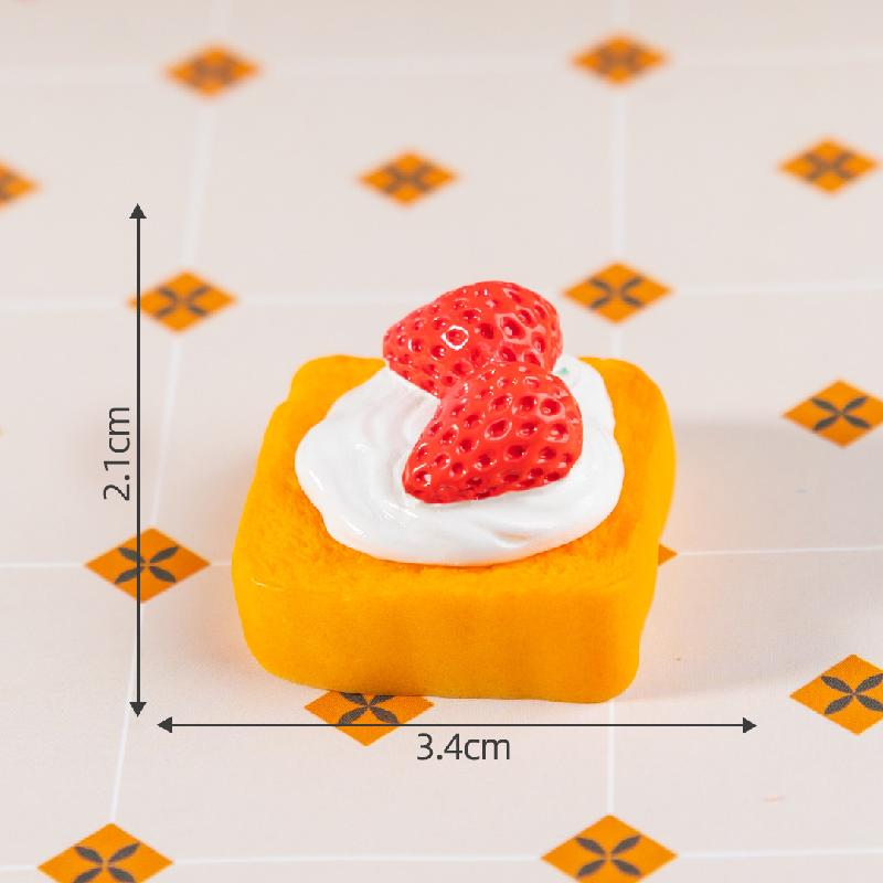 Tiểu cảnh sandwich giả lập DIY, phụ kiện tiểu cảnh mini resin ice cream clip treo bàn đáng yêu cute (ZC-1482)