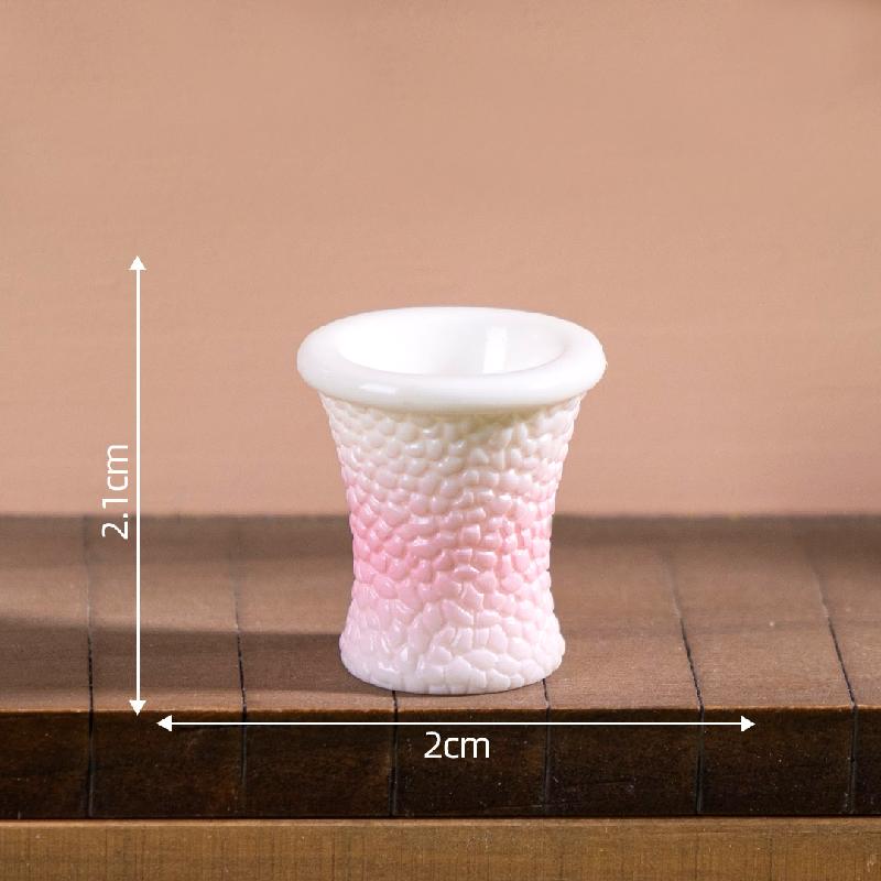 Tiểu cảnh bình hoa nhiều màu DIY, phụ kiện tiểu cảnh mini treo bàn resin garden cute (ZC-1419)