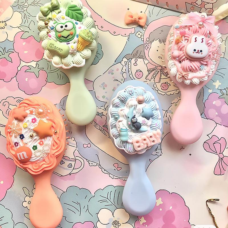 Lược macaron DIY chống tĩnh điện mini dễ thương (FF-311)