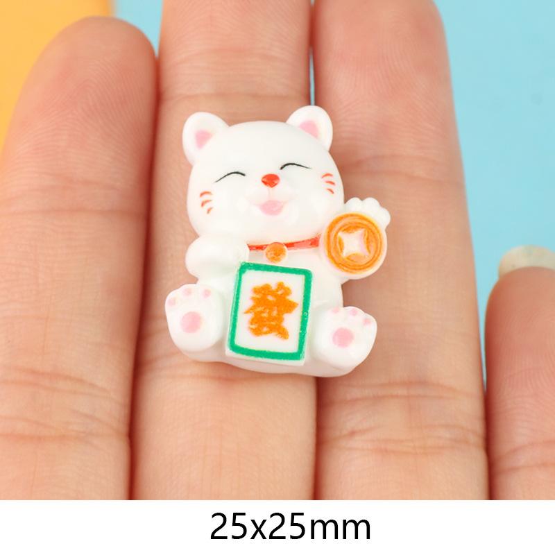 Charm mèo may mắn DIY trang trí vỏ điện thoại (FF-501)
