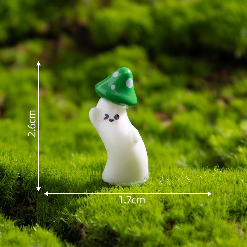 Tiểu cảnh nấm nghiêng đáng yêu DIY, phụ kiện tiểu cảnh mini bàn treo, garden cute (ZC-1095)