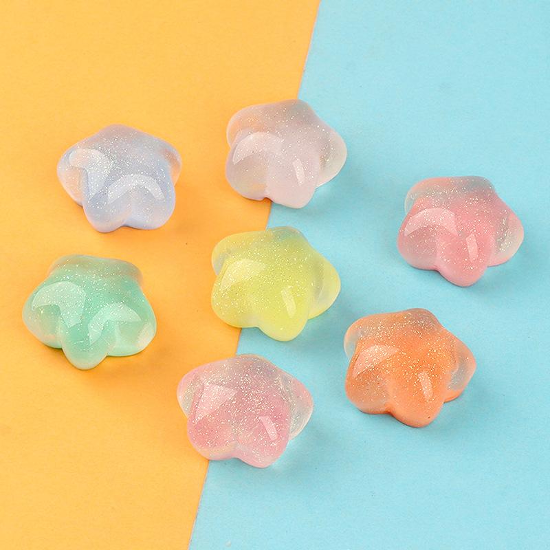 Charm ngôi sao phát sáng DIY trang trí điện thoại (FF-207)