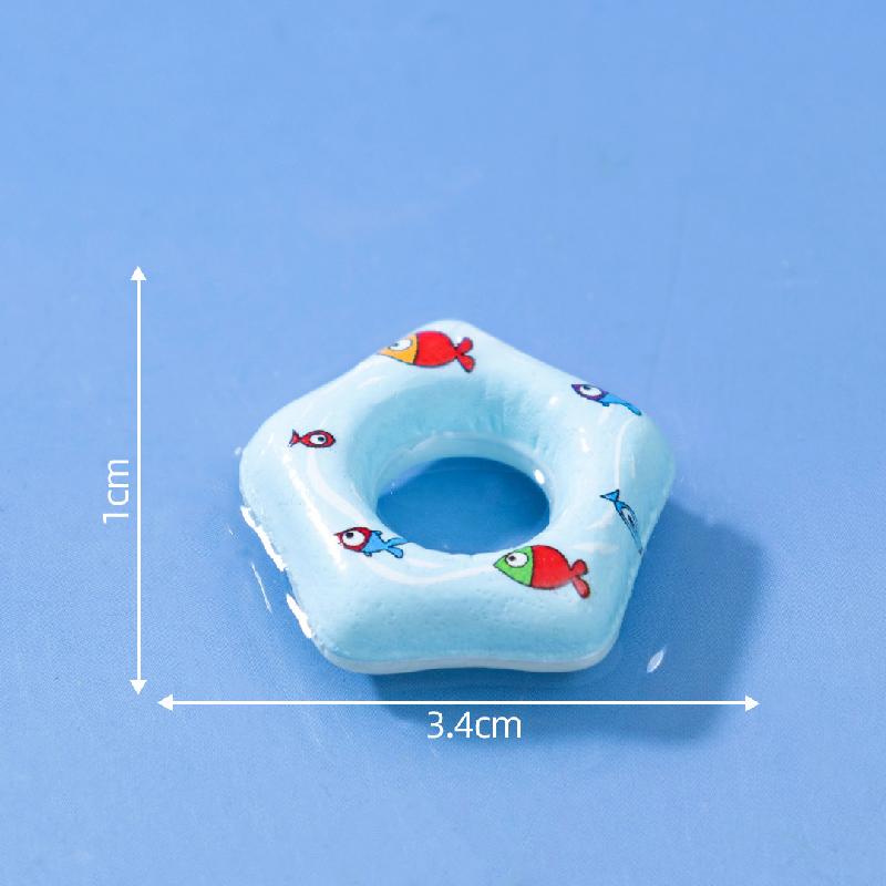 Tiểu cảnh vòng bơi, phao, sinh vật biển, bể cá mini DIY, phụ kiện bàn nhỏ xinh (ZC-119)