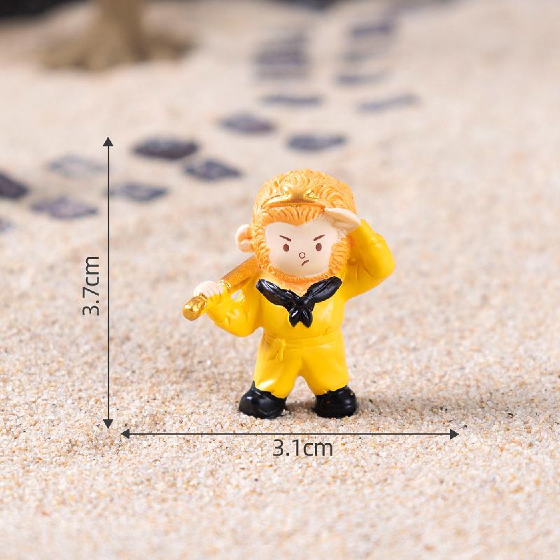 Tiểu cảnh Tây Du Ký Tôn Ngộ Không DIY, phụ kiện treo bàn tiểu cảnh mini đáng yêu (ZC-809)