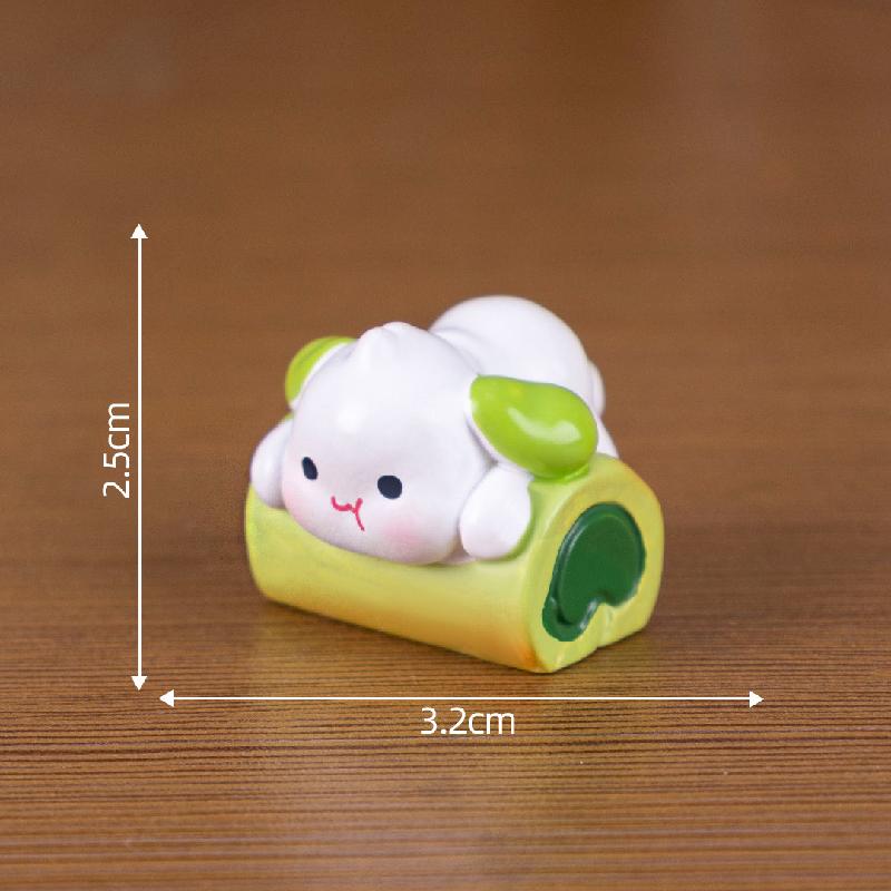 Tiểu cảnh bánh matcha cún DIY, phụ kiện tiểu cảnh mini bàn thu nhỏ đáng yêu (ZC-1099)