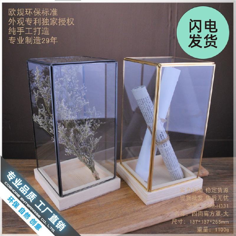 Chậu Đa Giác Chụp kính hình học decor cửa hàng (DG-131)