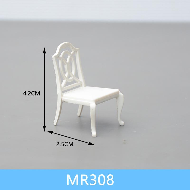 Bộ Bàn Ghế Mini Mô Hình Nội Thất Tỷ Lệ 1:30 (MH-269)