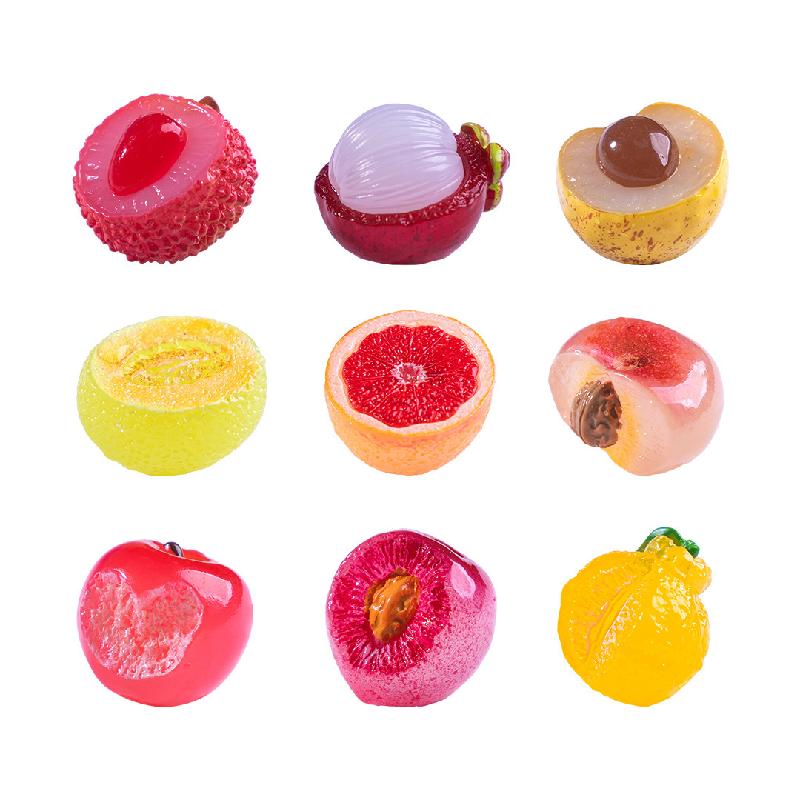 Tiểu cảnh trái cây phát sáng: dưa hấu, thanh long DIY, phụ kiện tiểu cảnh mini (ZC-654)