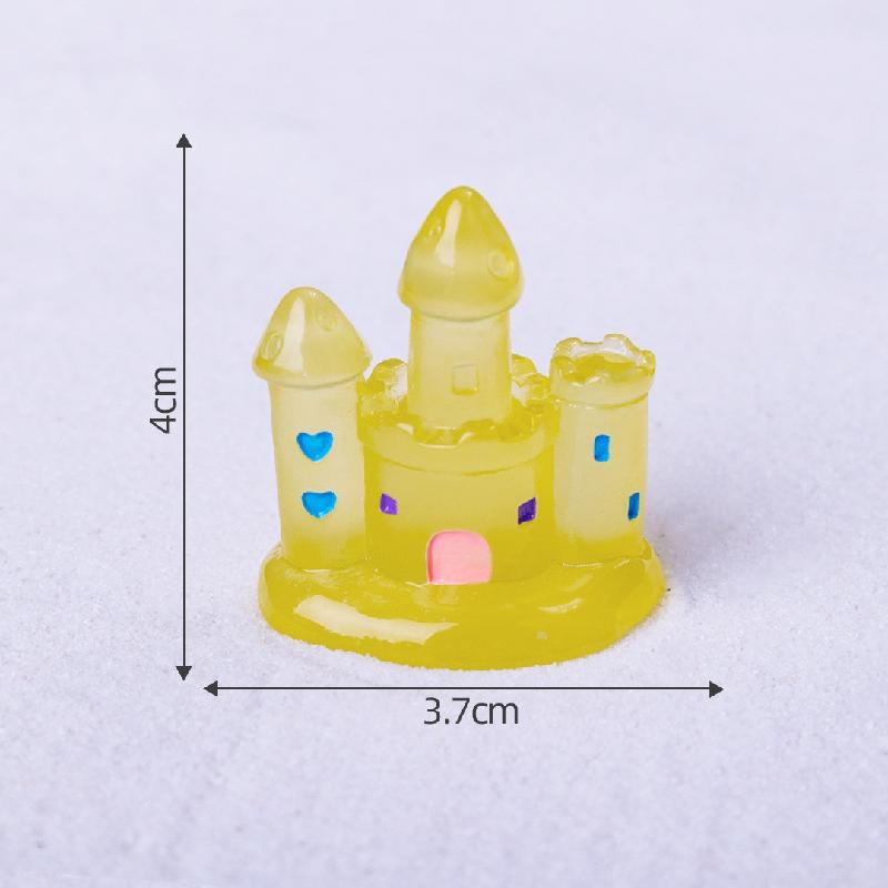 微景观创意梦幻星星月亮城堡蛋糕烘焙 DIY装饰配件迷你桌面小摆件