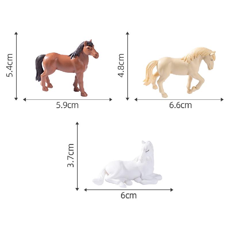 Tiểu cảnh ngựa con, búp bê DIY, sân vườn tiểu cảnh mini treo bàn nhỏ xinh (ZC-465)