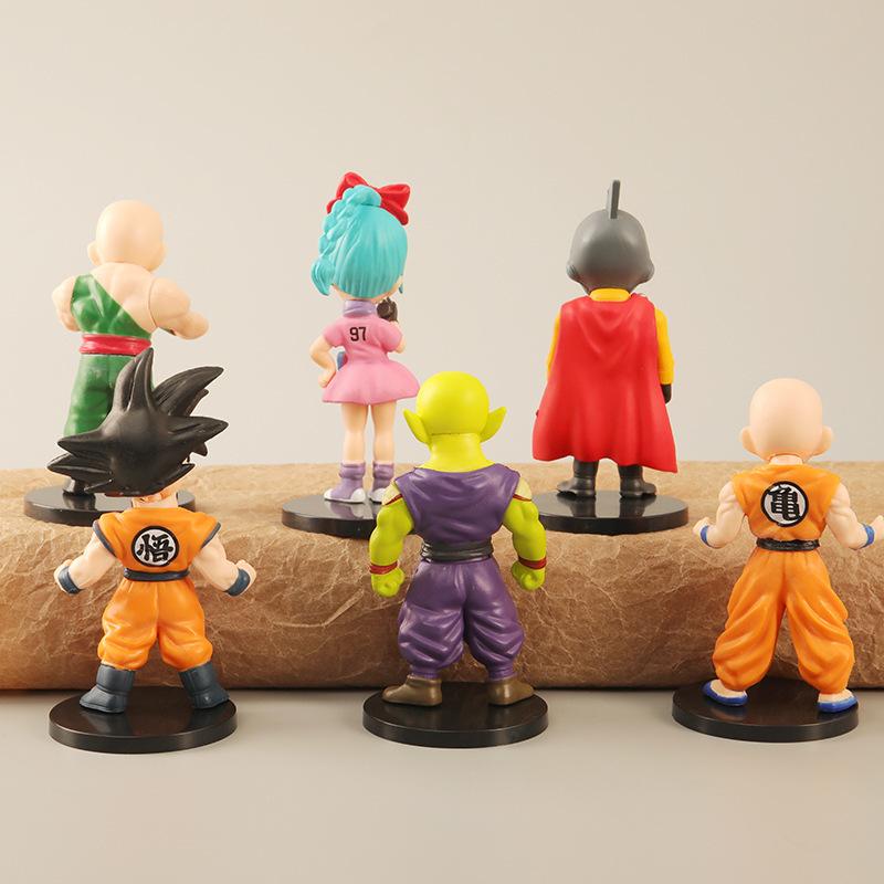 6 bức tranh tay điều khiển của Dragon Ball, hoạt hình thần thoại Sun Wukong, Krillin, Bulma, Tenshinhan, Gokū và Buma. ZZ-184