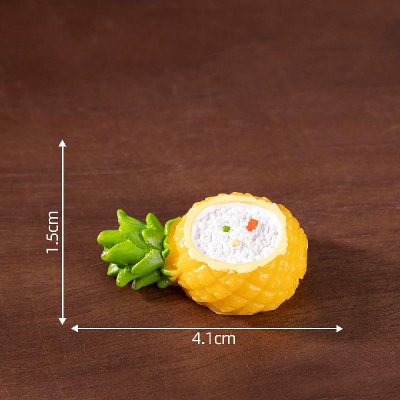 Tiểu cảnh đồ ăn giả: đậu thối, tôm DIY, phụ kiện bàn tiểu cảnh mini (ZC-653)