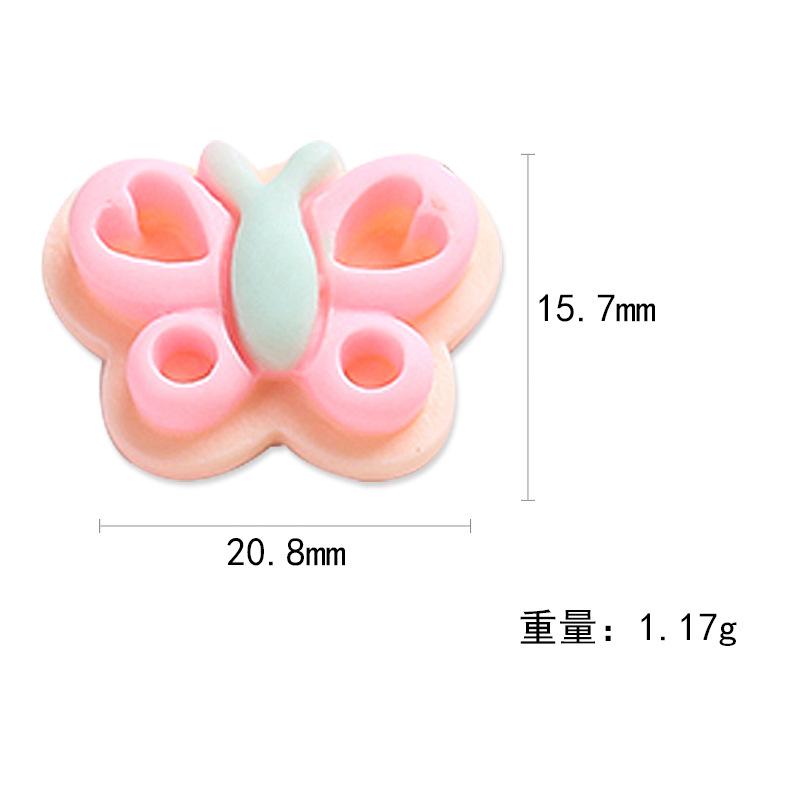 新款热气球 蝴蝶树脂贴片diy饰品配件奶油手机壳装饰材料批发 材