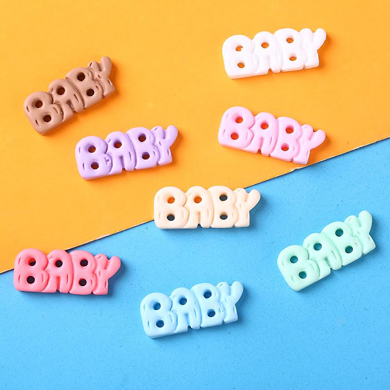 Charm chữ BABY DIY trang trí vỏ điện thoại (FF-486)